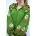 Embroidered blouse "Harmony" green